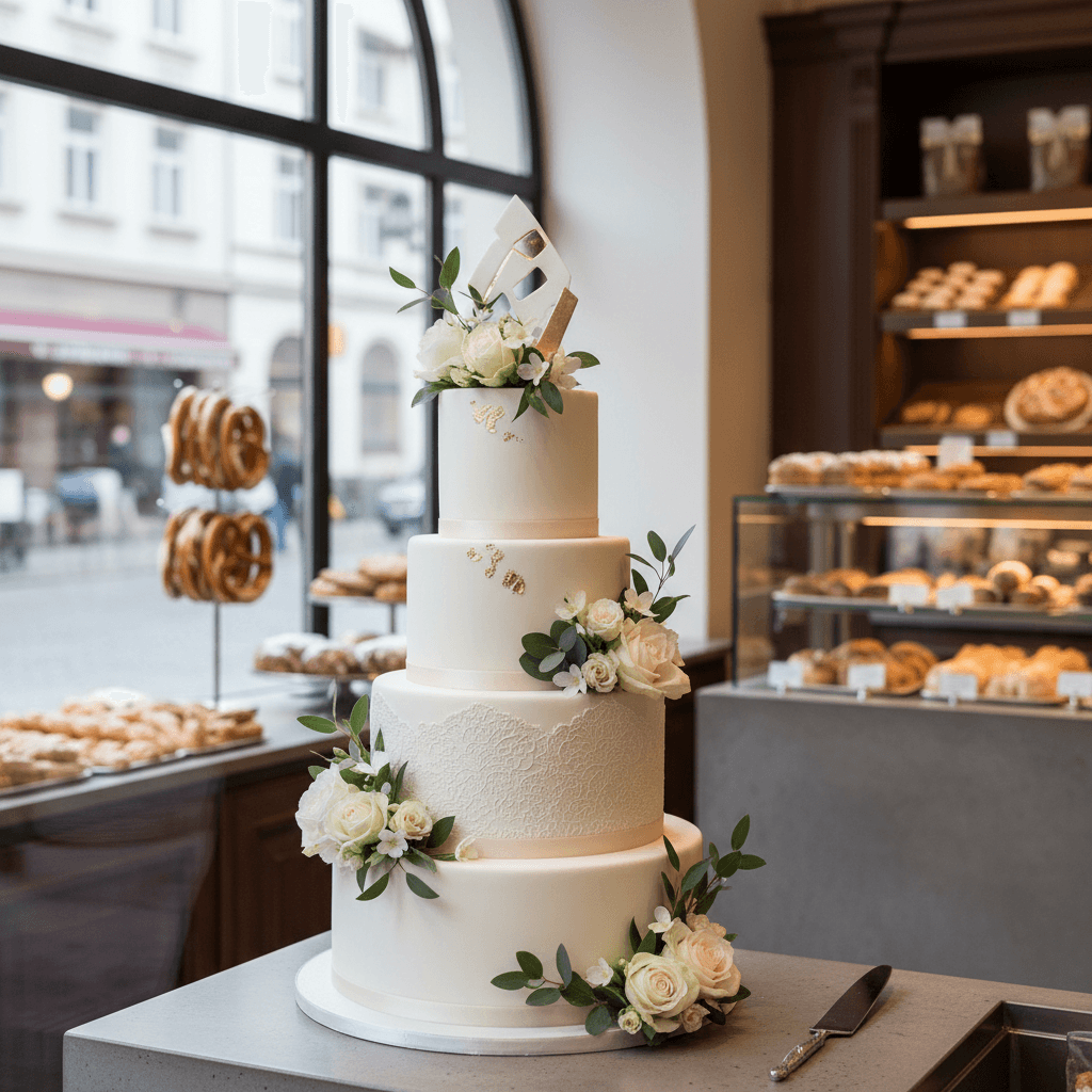 Wedding cake by Mobile Tortenwerkstatt Berlin | Exklusive Hochzeitstorten