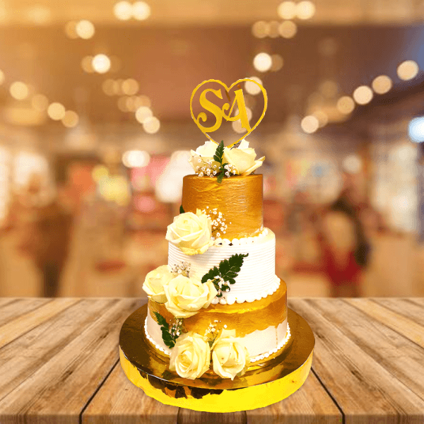 Wedding cake by Design Tårtan