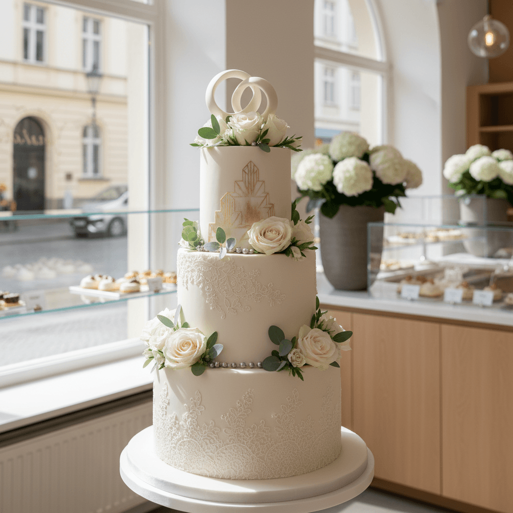 Wedding cake by Tortenmanufaktur LAELIA