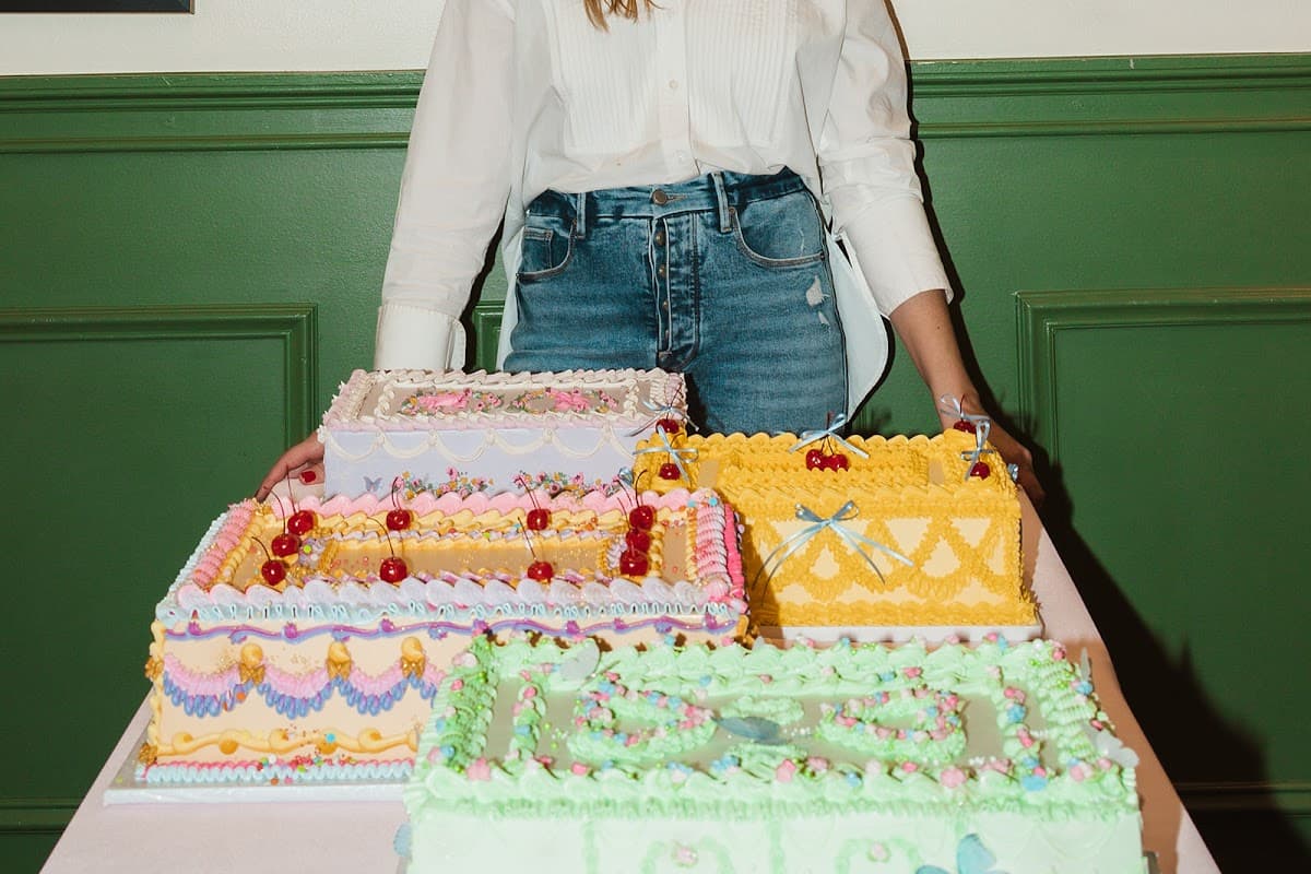 Wedding cake by New June Bakery in Philadelphia, PA