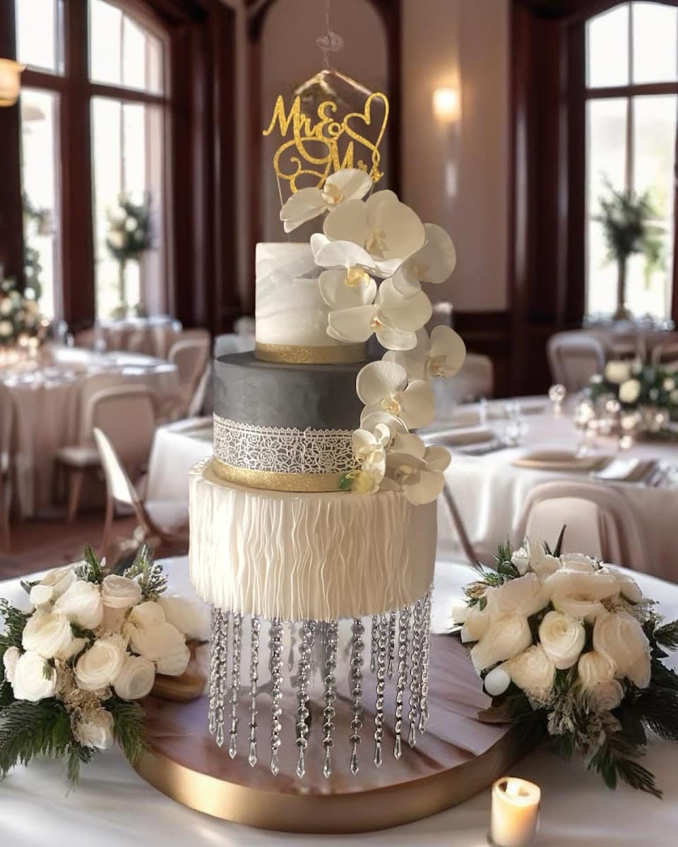 Wedding cake by Sweet Sensation