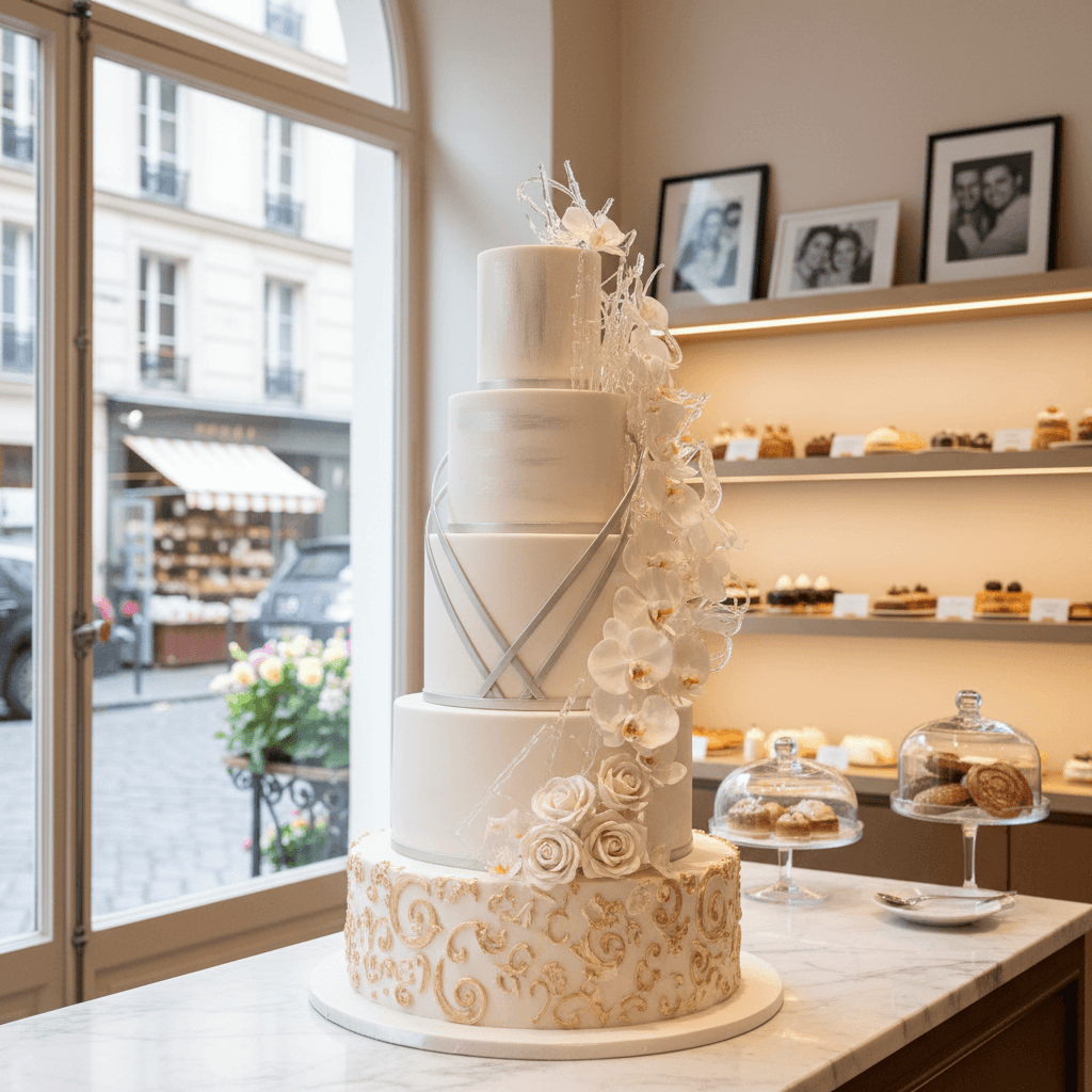 Wedding cake by cup and cake