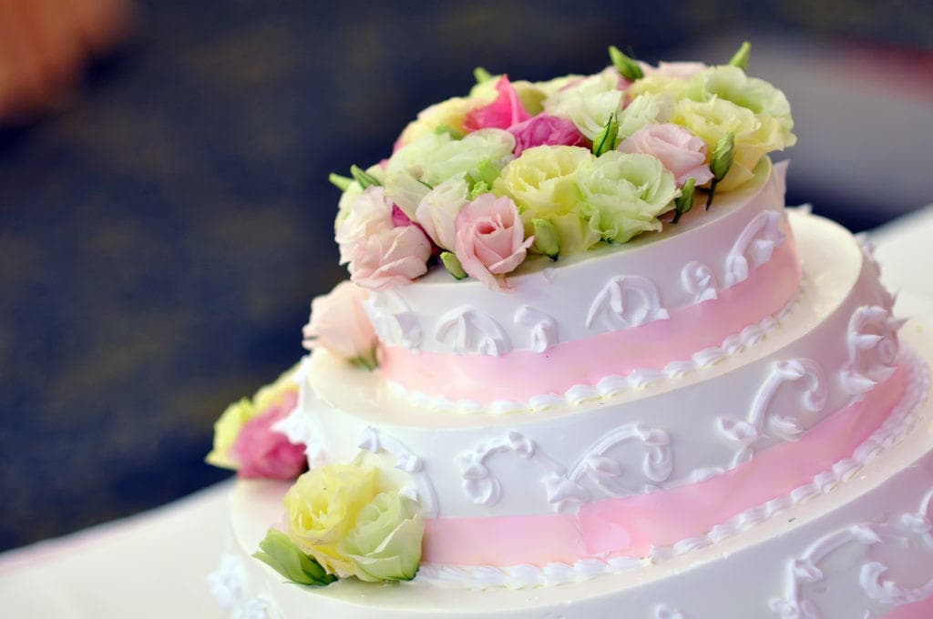 Wedding cake by Nadine's Cake and Candy Supply