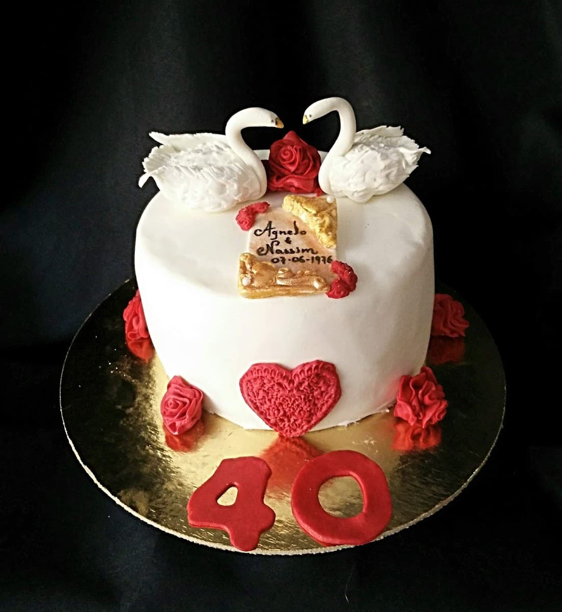 Wedding cake by LUscious Cake Design by Luísa Santos