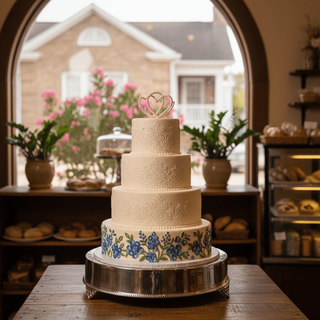 Wedding cake by Wedding Cakes by Tammy Allen