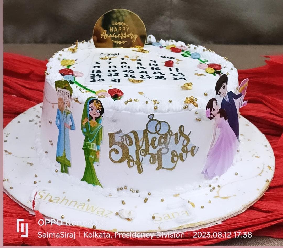 Wedding cake by The cake zone