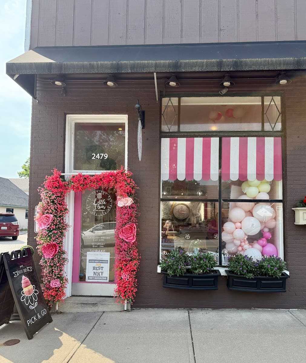 Wedding cake by Little Flour Baked Goods