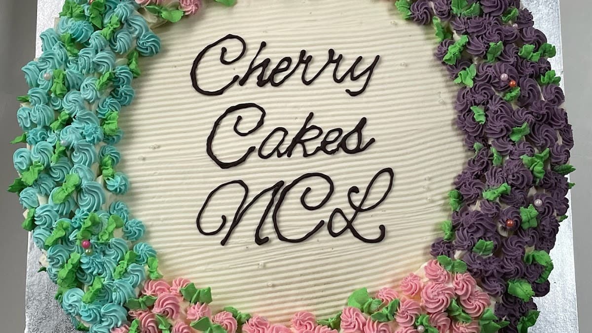 Wedding cake by Cherry Cakes Ncl
