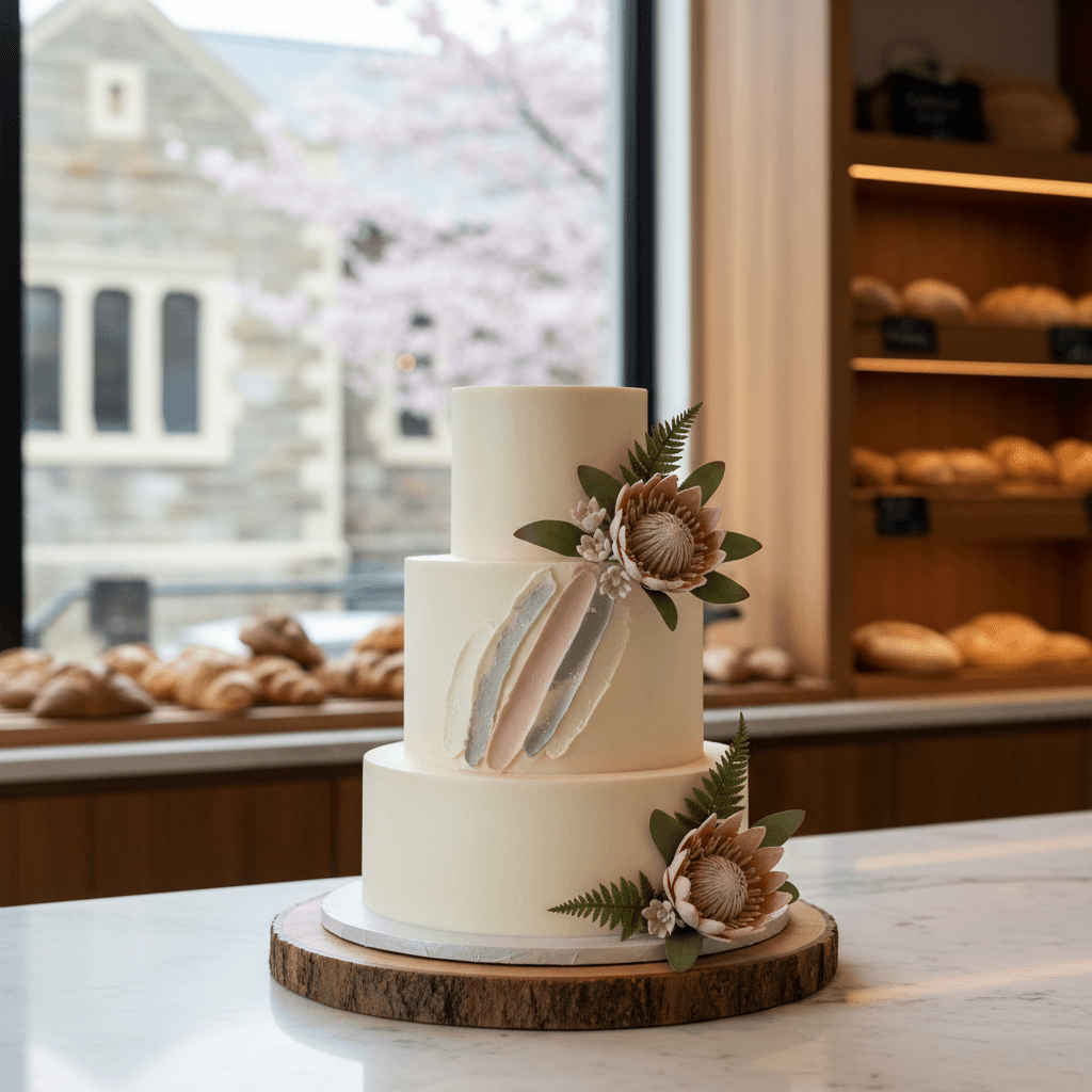 Wedding cake by Kidd's Cakes & Bakery