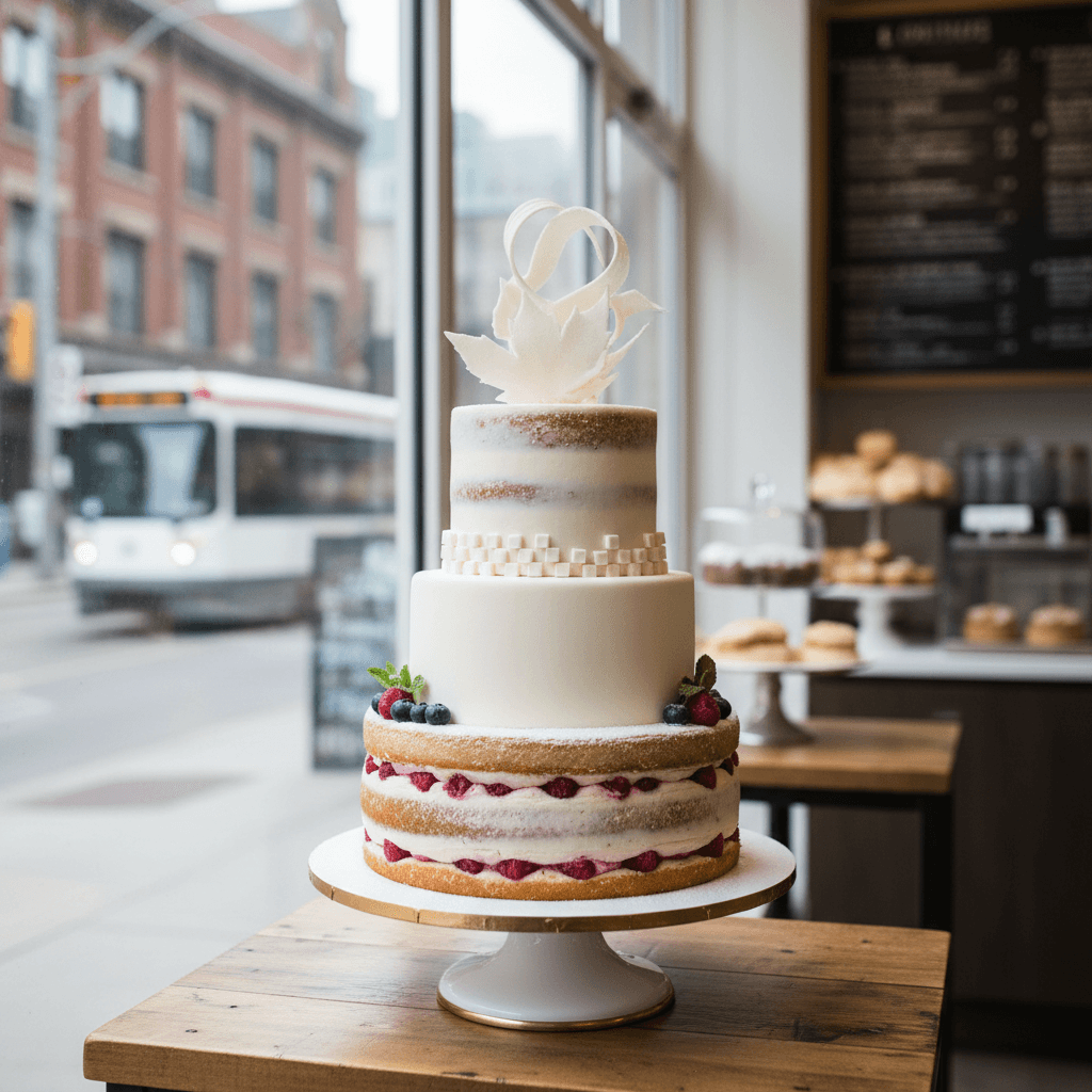 Wedding cake by CakeToronto