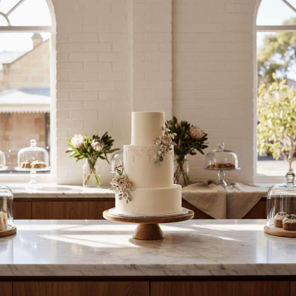 Wedding cake by Absolutely Cake Adelaide