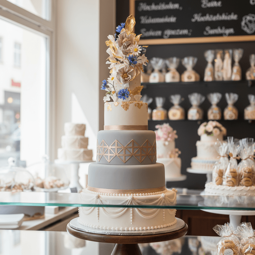 Wedding cake by Bestellkonditorei Wunderkuchen Berlin