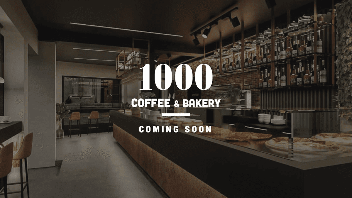 Wedding cake by 1000 Coffee & Bakery