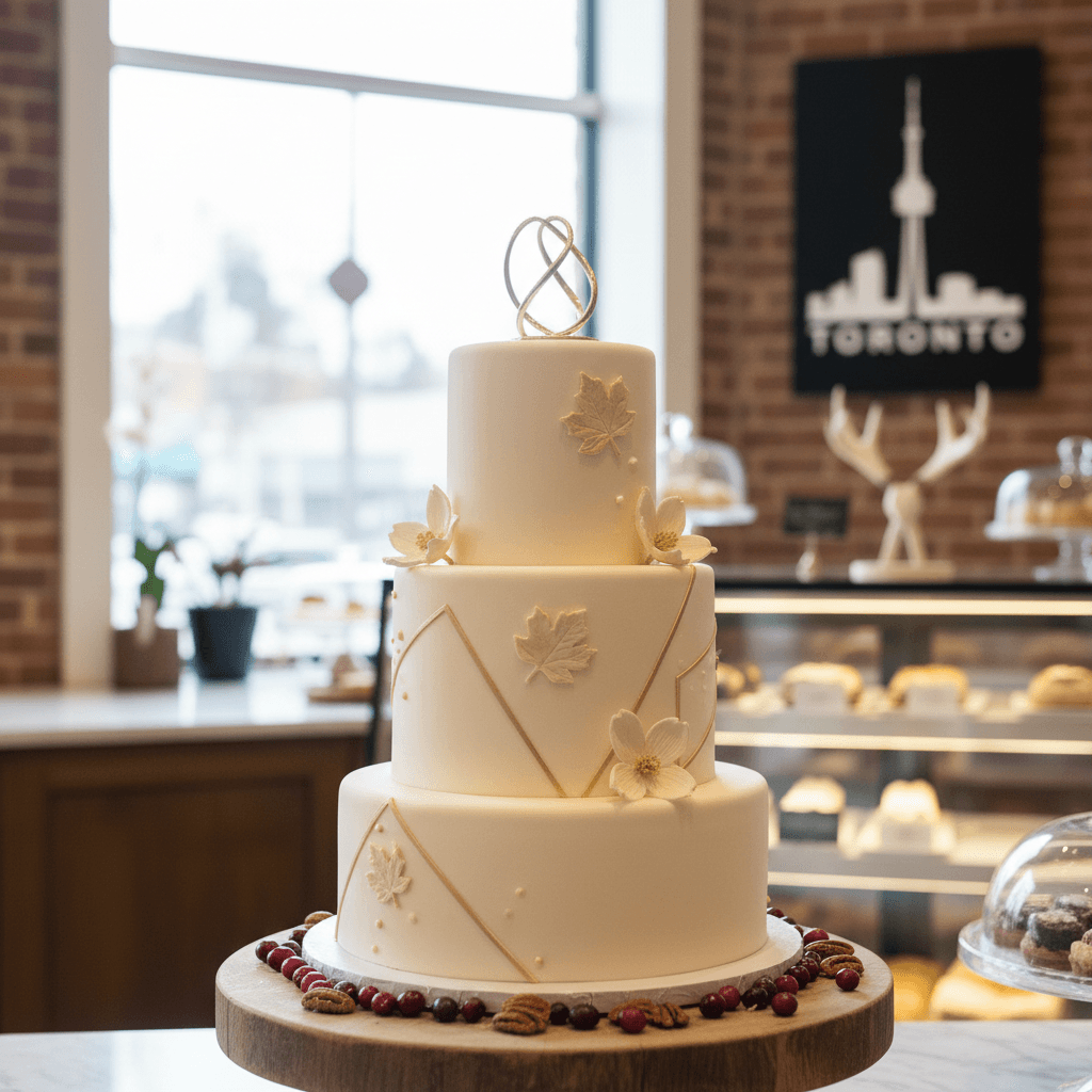 Wedding cake by Another Slice: Custom Cakes by Wafa