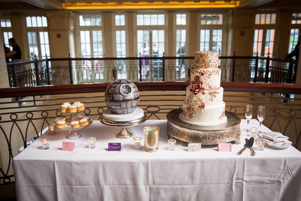 Wedding cake by Sweet Treets Bakery