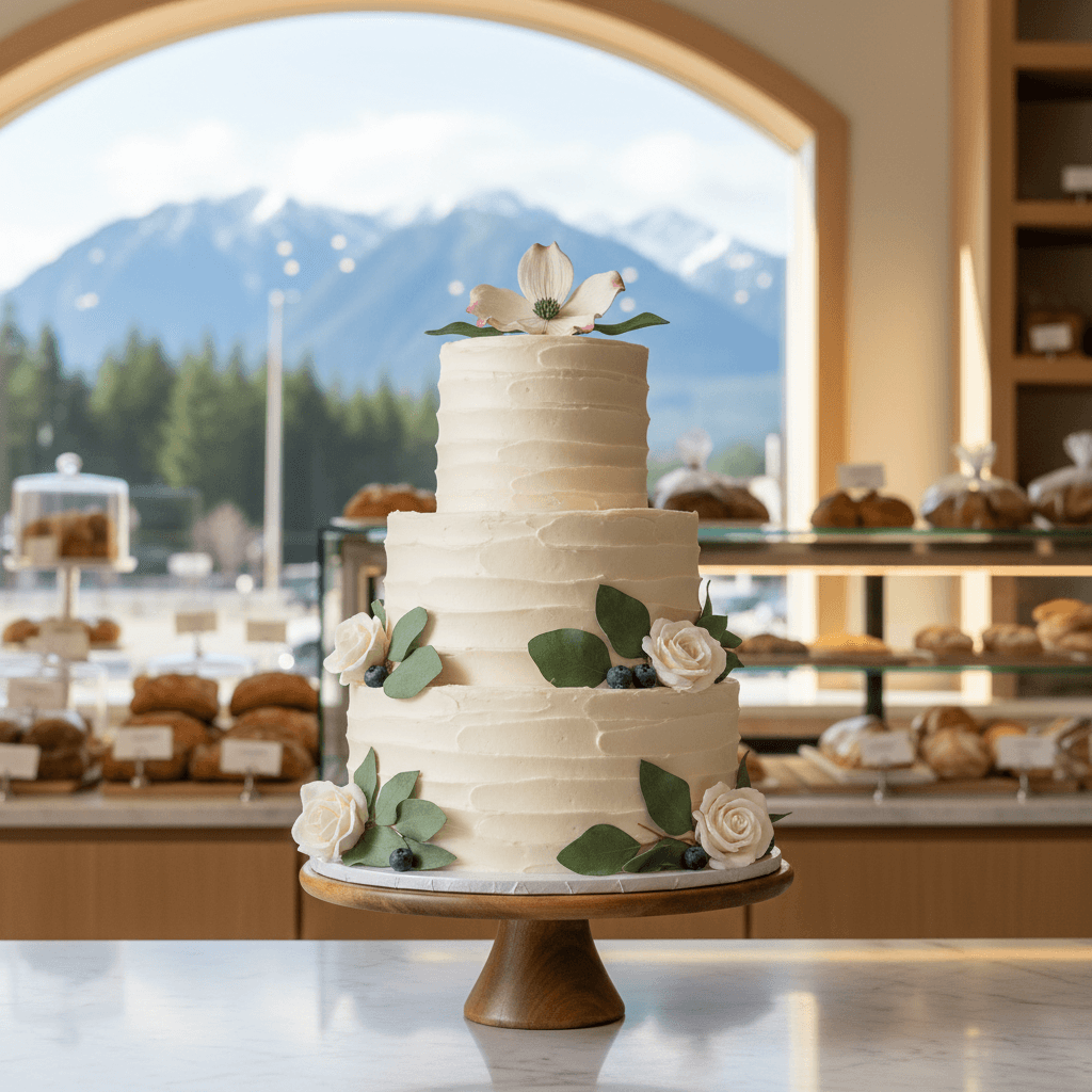 Wedding cake by Cadeaux Bakery