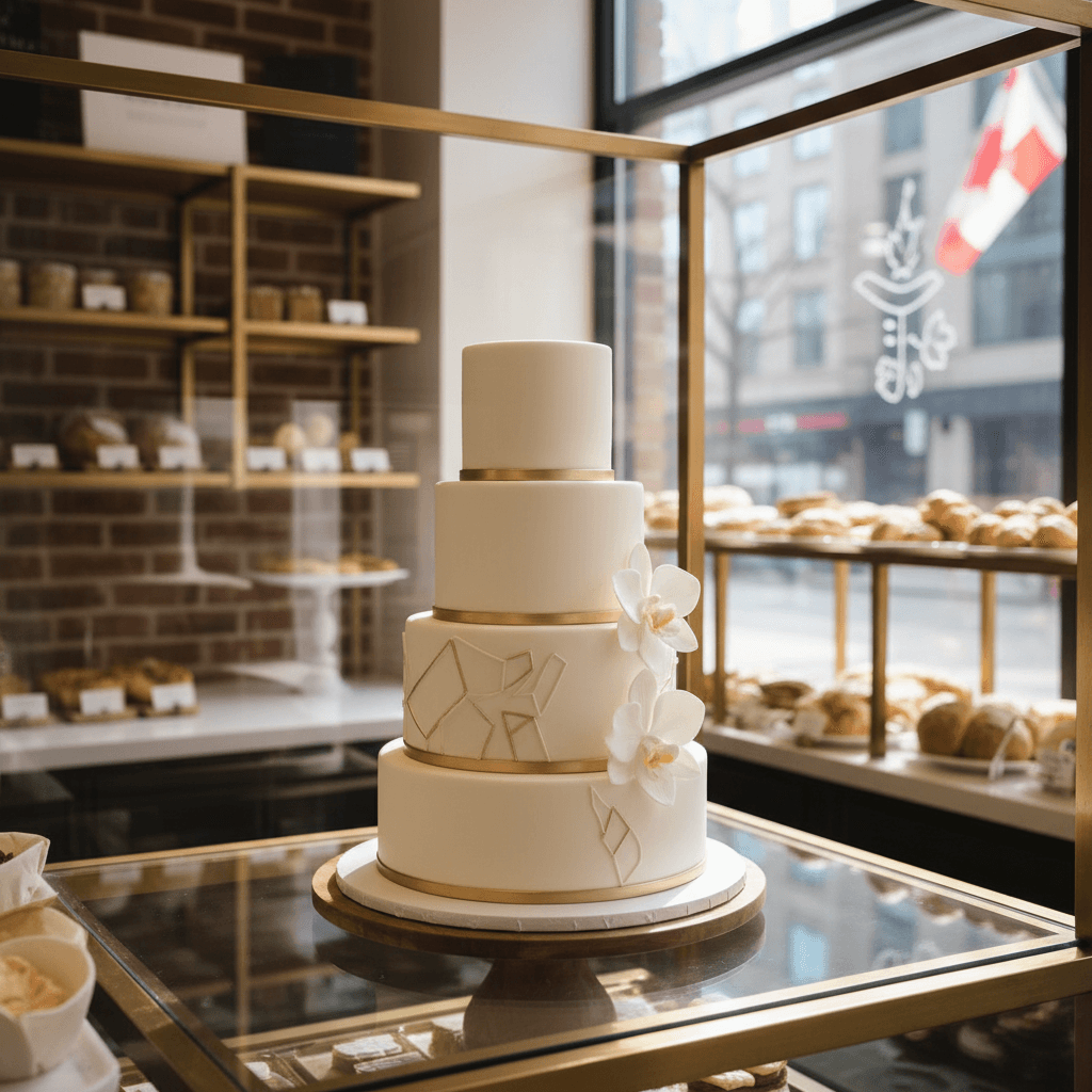 Wedding cake by VaVa Designer Cakes Toronto