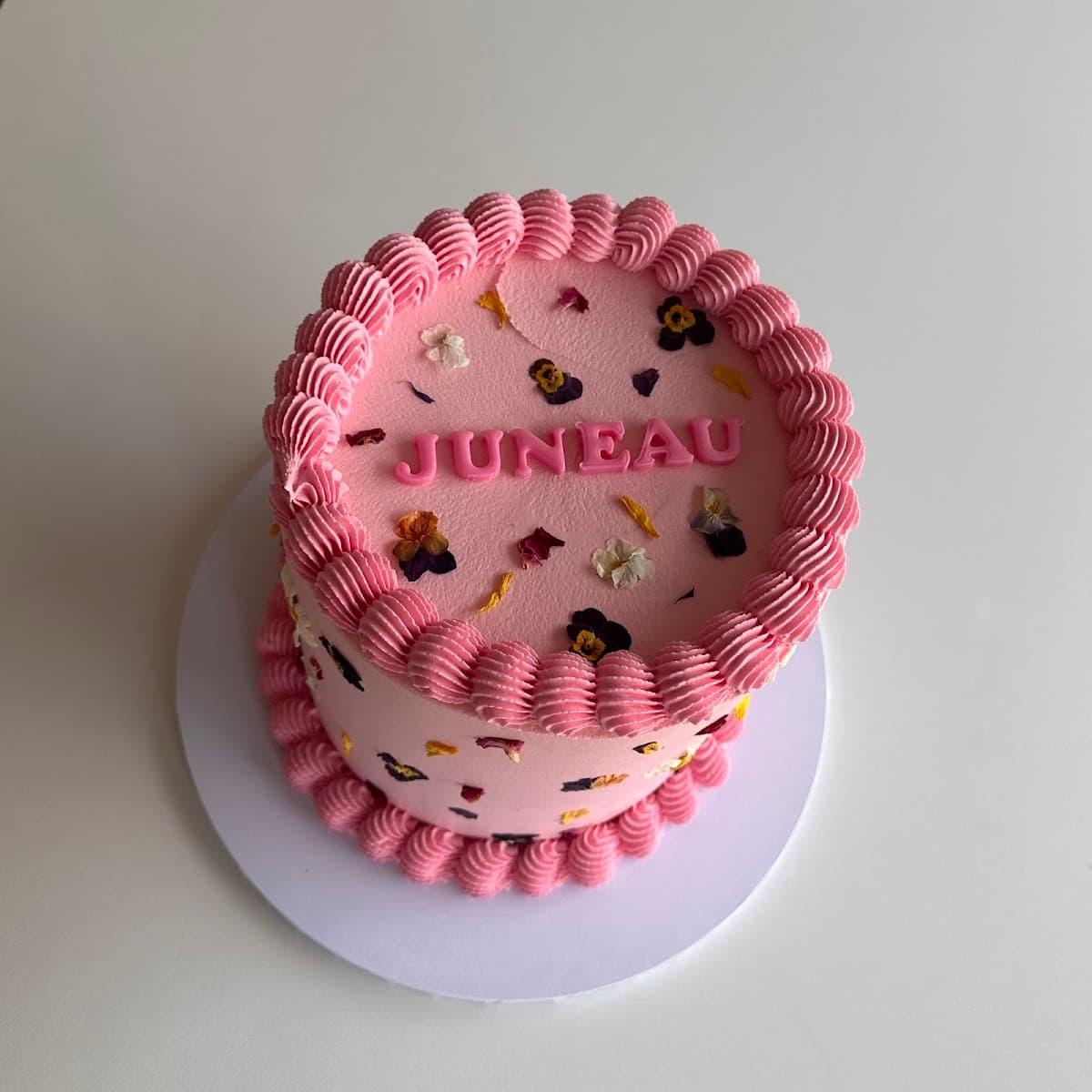Wedding cake by Blossom & Bee Vegan Bakehouse