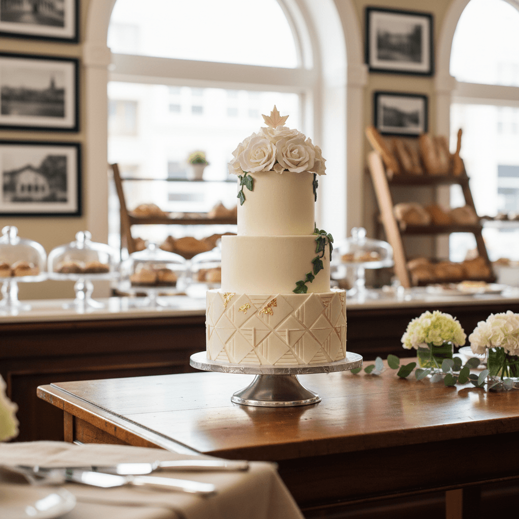 Wedding cake by Petit Cake MTL