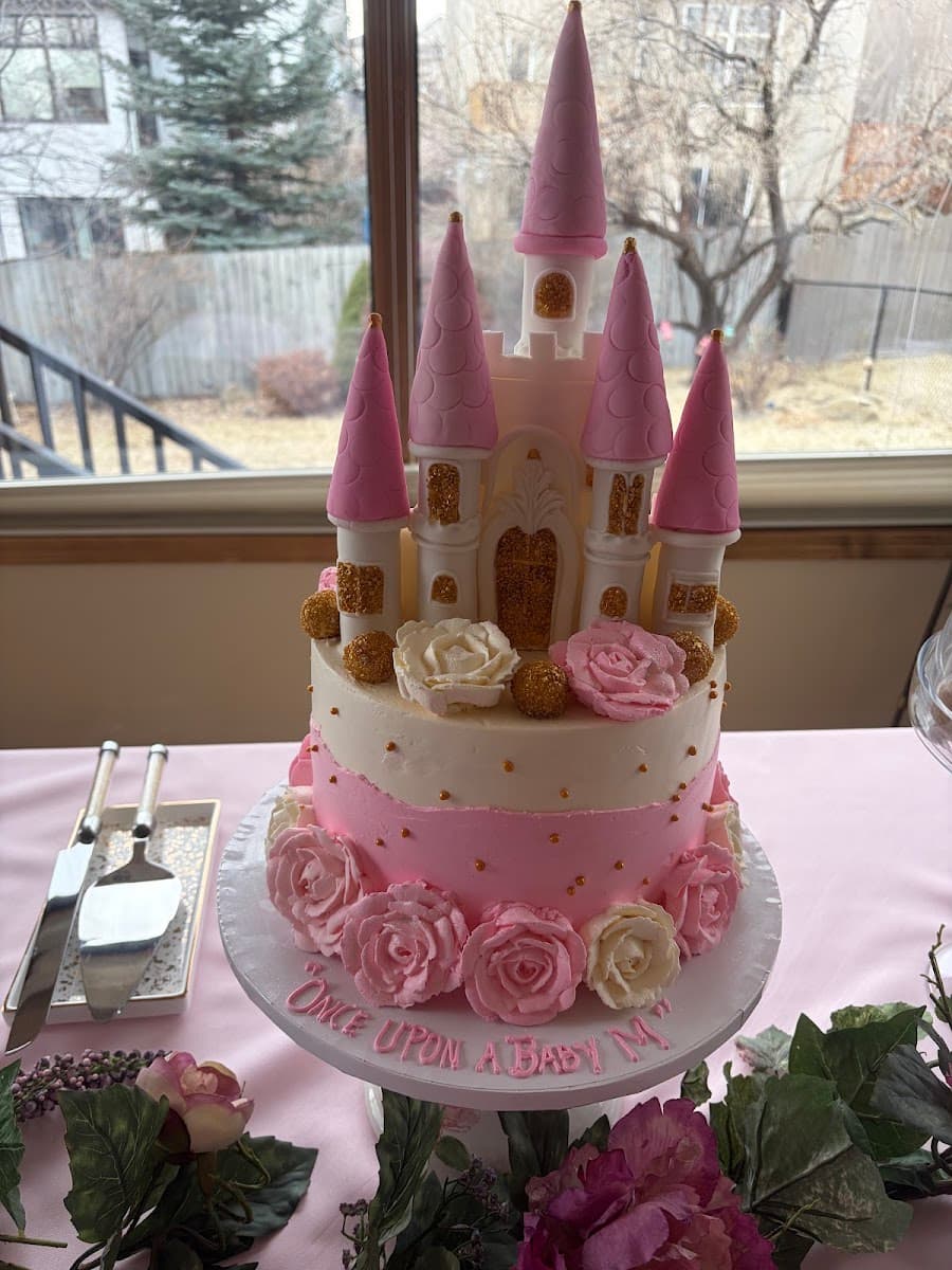 Wedding cake by Cake Box (Home-Bakery) in Calgary, AB