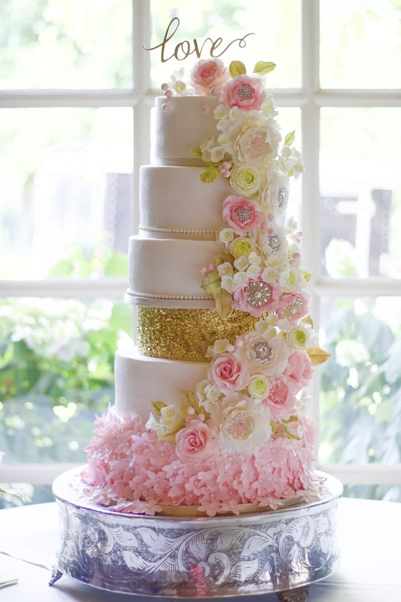 Wedding cake by Sweet Bliss Cakery