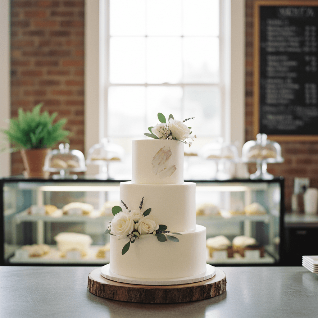 Wedding cake by Jen's Pastries