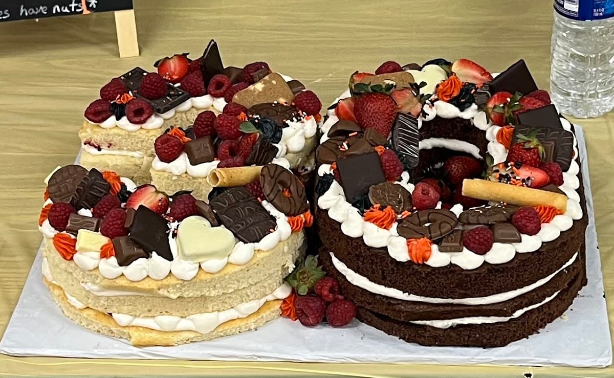 Wedding cake by Angela's Bakery