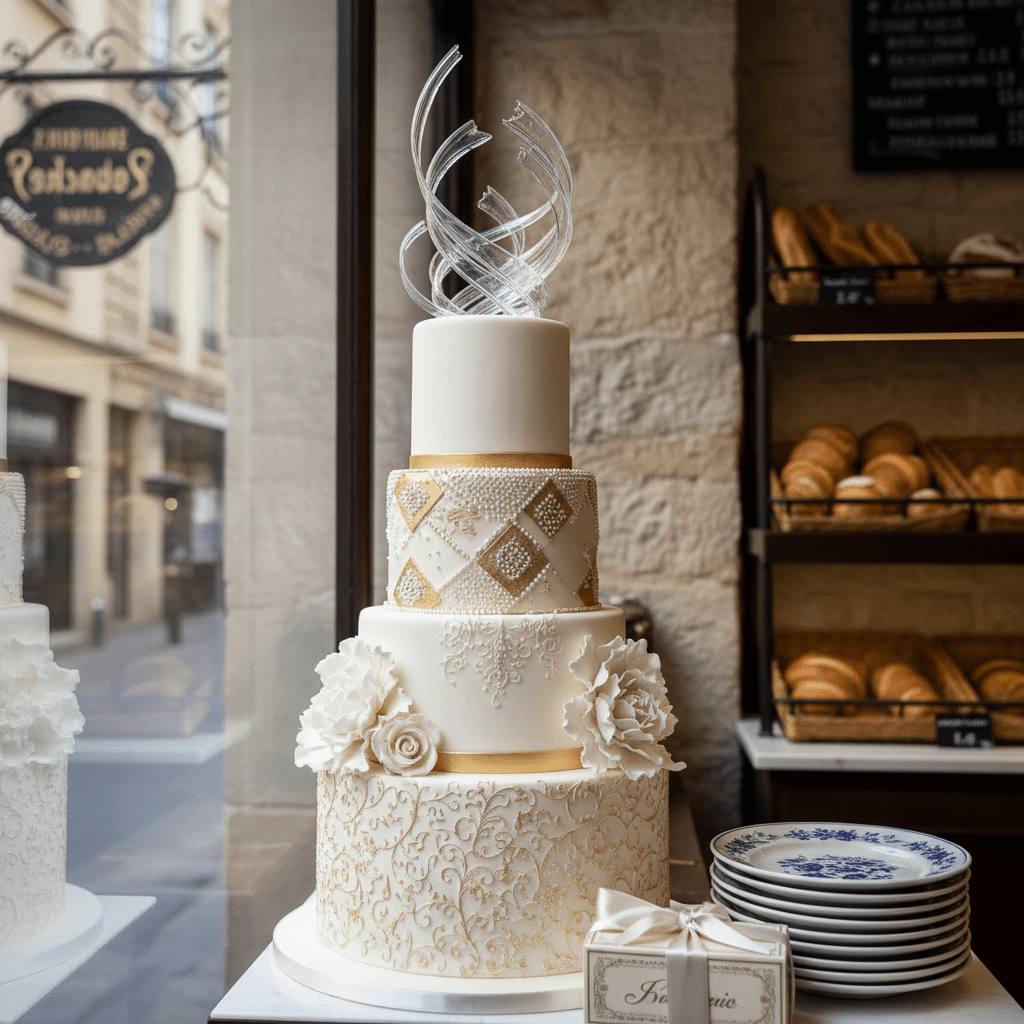 Wedding cake by La Perle Rare - Cake Designer