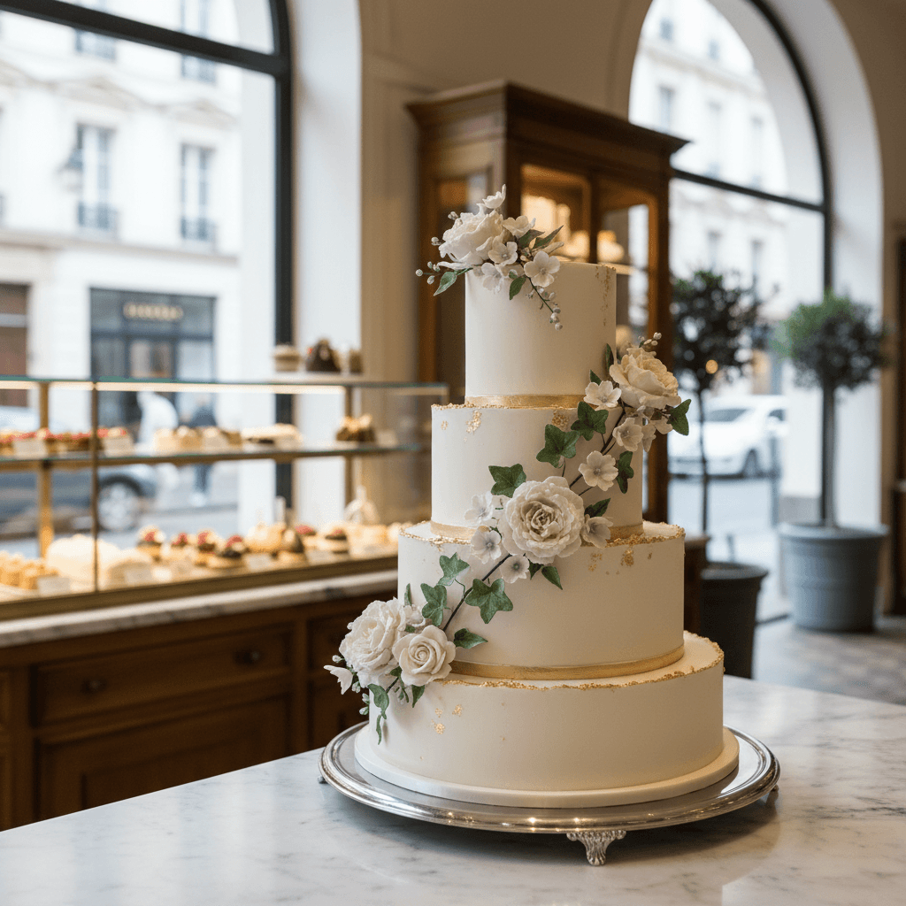 Wedding cake by Gabriela K Sugar Art