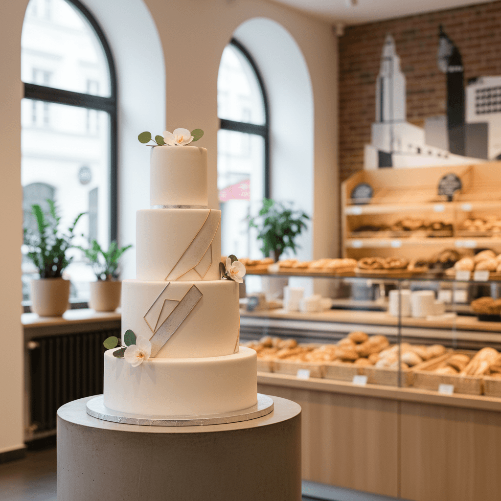 Wedding cake by Mamecha Seka