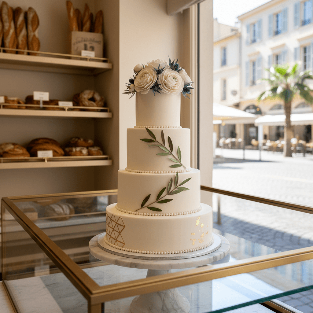Wedding cake by Fournée du boulanger