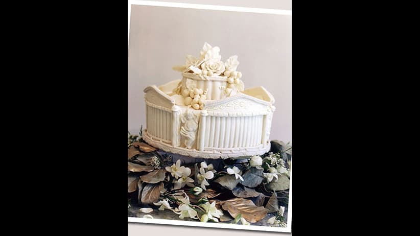 Wedding cake by Judy's Cakes