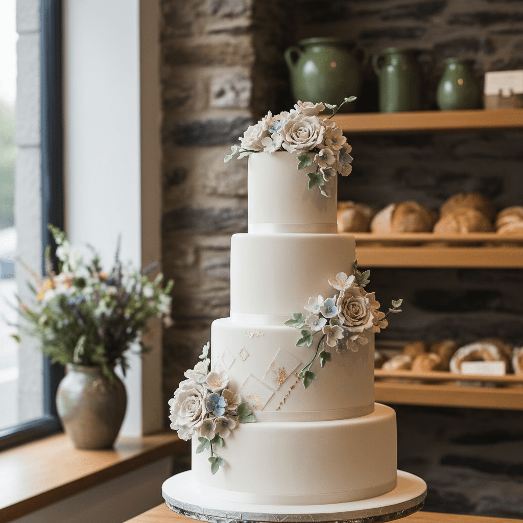 Wedding cake by Simply divine cakes