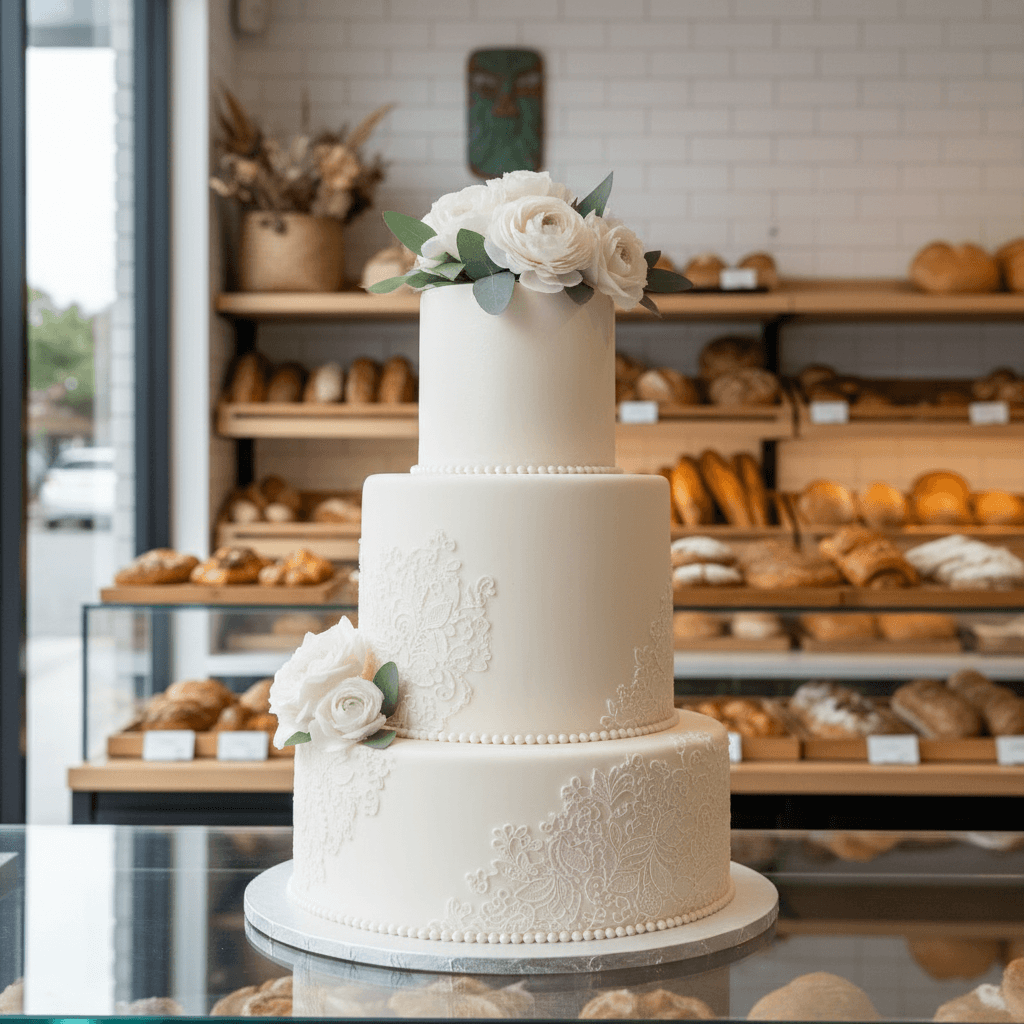 Wedding cake by Sydenham Bakery