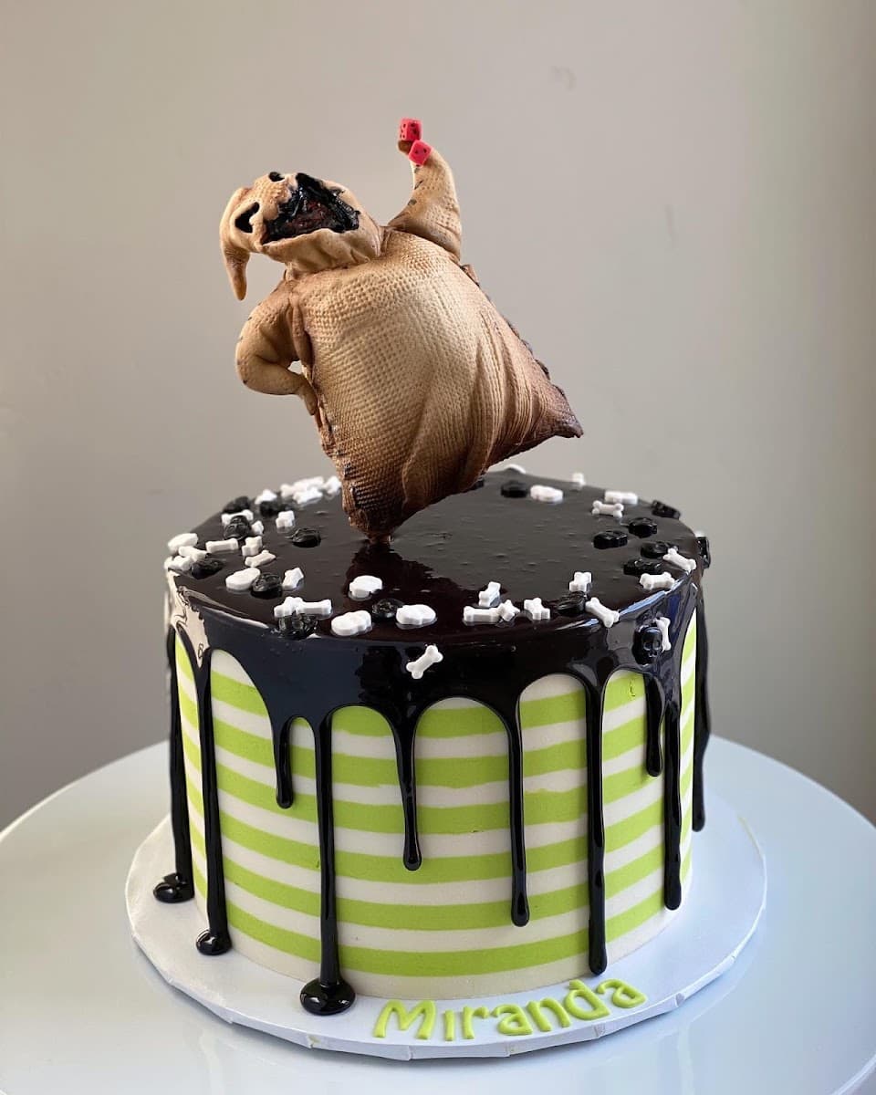 Wedding cake by Mandy's Custom Cakes