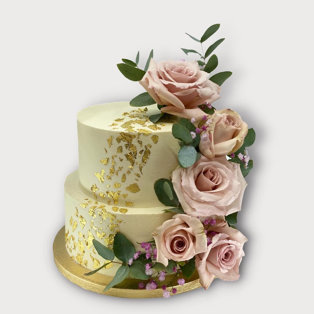 Wedding cake by Jenny's Custom Cakes and More