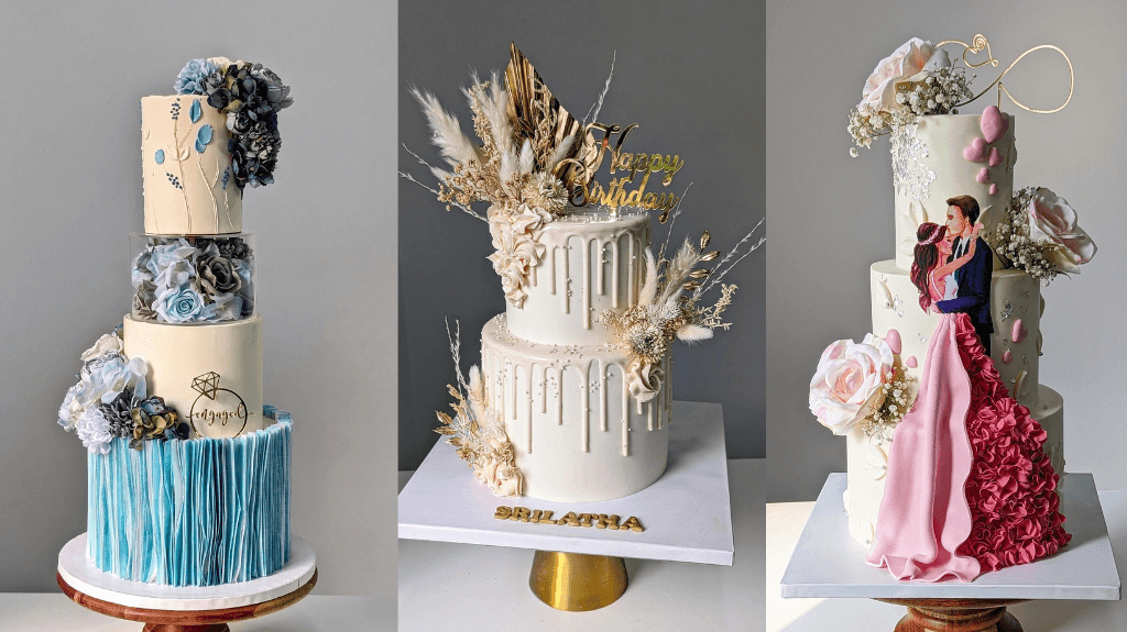 Wedding cake by Ahave Cake Studio