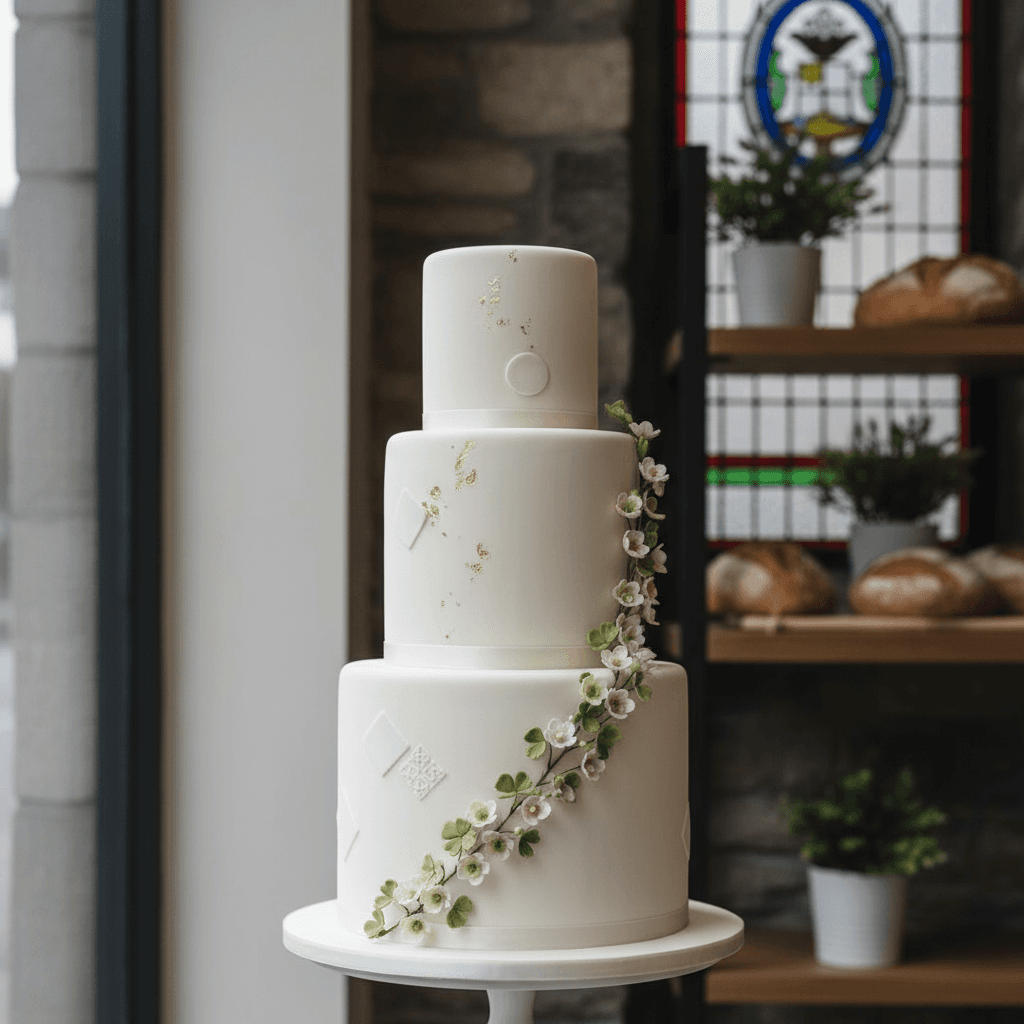 Wedding cake by Miller Cake Studio