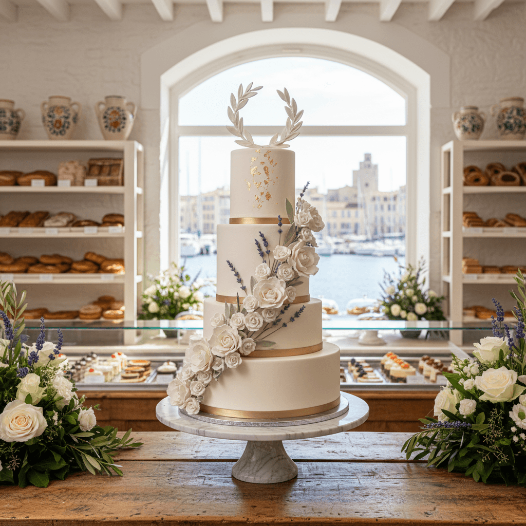 Wedding cake by Graine de vanille