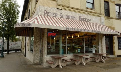 Wedding cake by Peter Sciortino Bakery