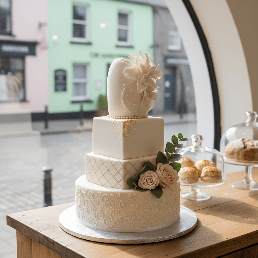 Wedding cake by Doreen's Bakery