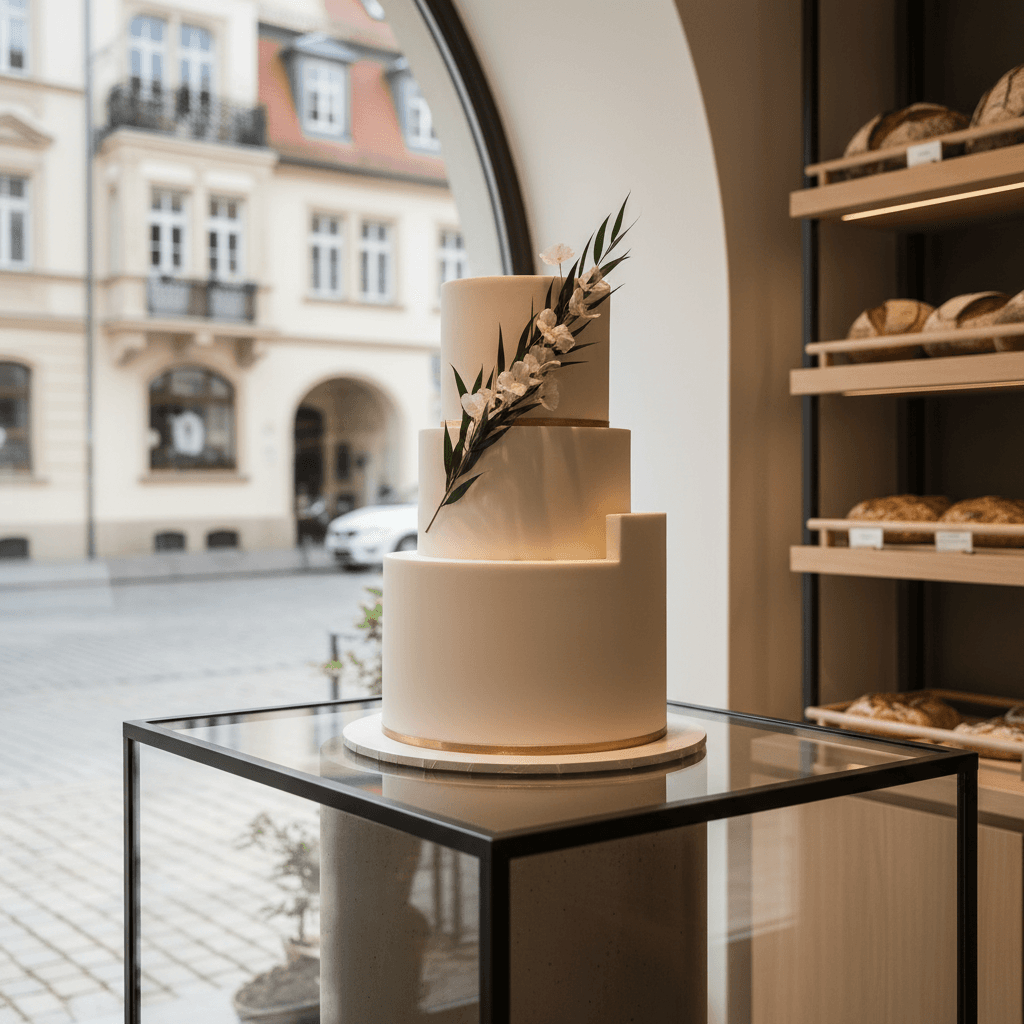 Wedding cake by C+ Bakery