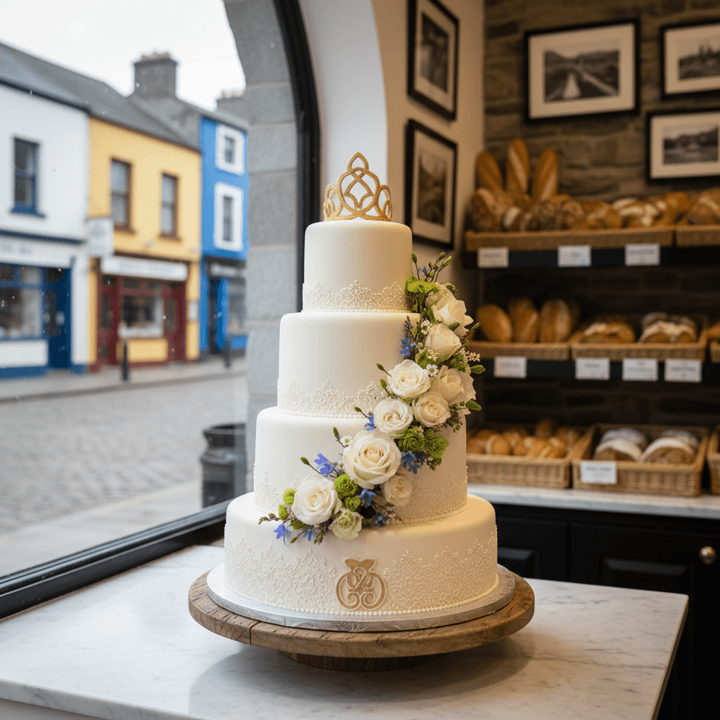 Wedding cake by O'Hehirs Bakery & Cafe