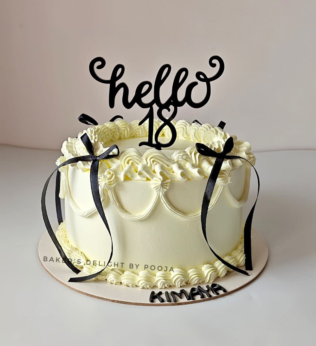 Wedding cake by Baker's Delight by Pooja | Customised Cakes in Mumbai | Cake Artist in Mumbai |