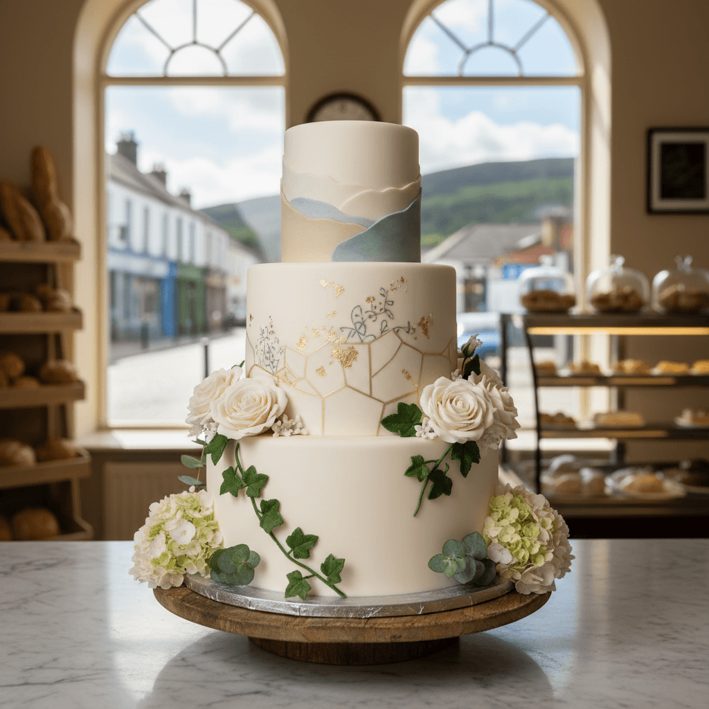 Wedding cake by BAKED by Applebee Bakes
