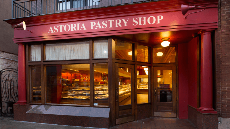 Wedding cake by Astoria Pastry Shop