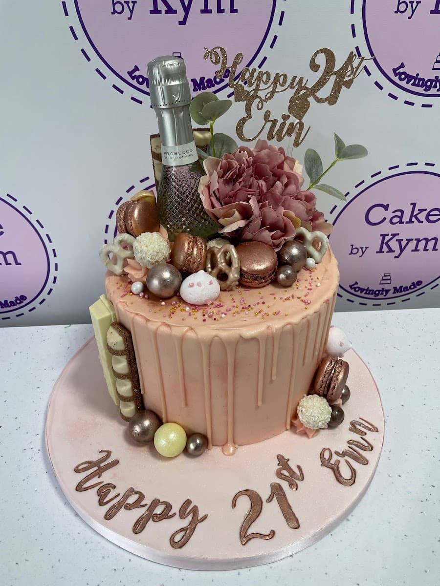 Wedding cake by Cake by Kym in Bristol, GB