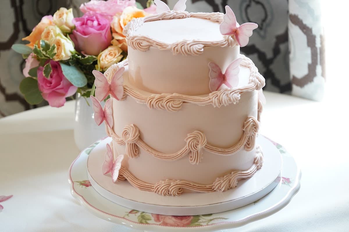 Wedding cake by Butter& in San Francisco, CA