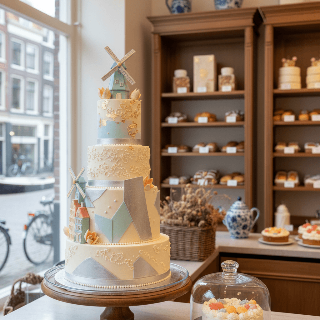 Wedding cake by Gebak van Tabak