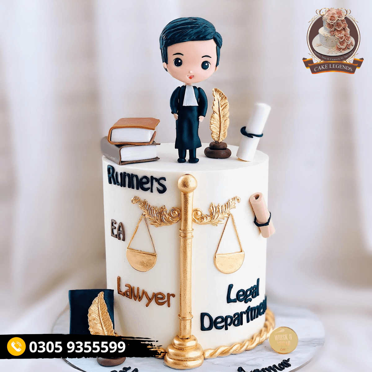 Wedding cake by Cake Legends